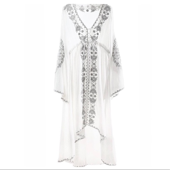 NEW!GORGEOUS! Boho casual embroidered, vintage style, Romantic Renaissance dress - Picture 11 of 17